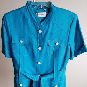 Calvin Klein linen suit